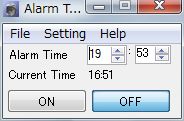 Alarm Timer is an alarm clock on PC.